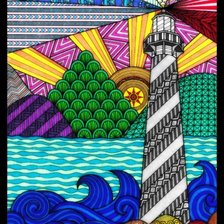 Схема вышивки «Маяк 2»