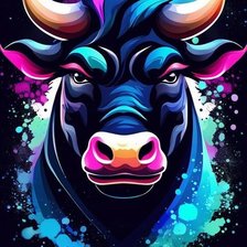 Схема вышивки «Бык»