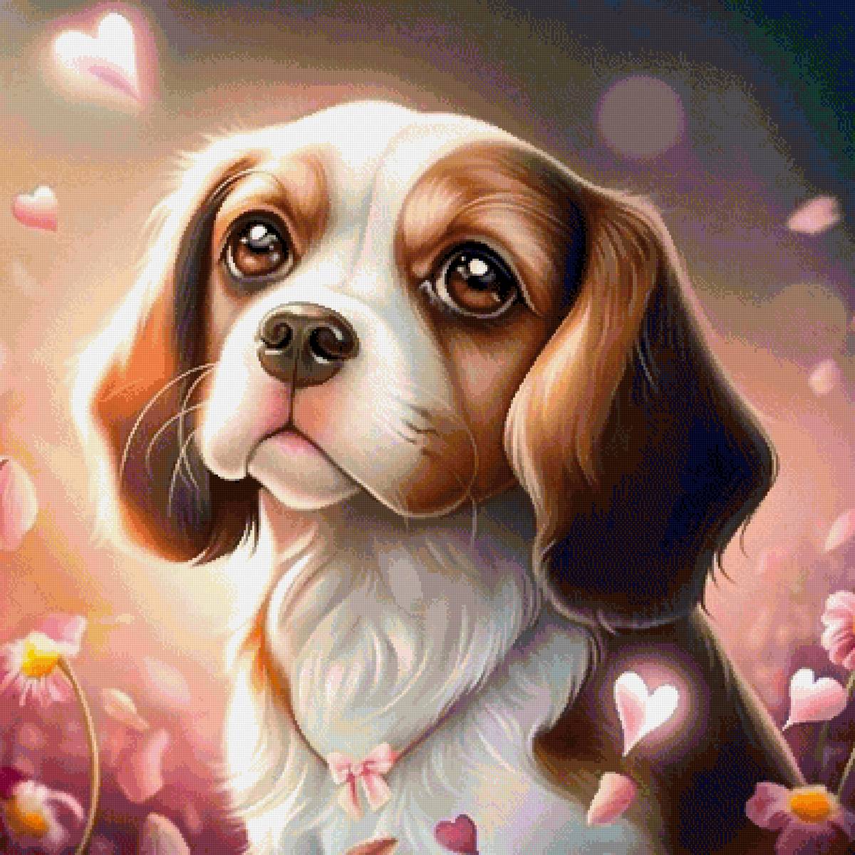 Собачик - животные, собаки, спаниель, собака - предпросмотр