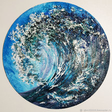 Схема вышивки «Бушующий океан»