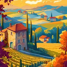 Схема вышивки «Каталония»