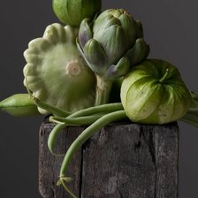 Схема вышивки «Артишок с патиссоном»