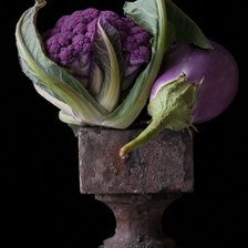 Схема вышивки «Баклажан с капустой»