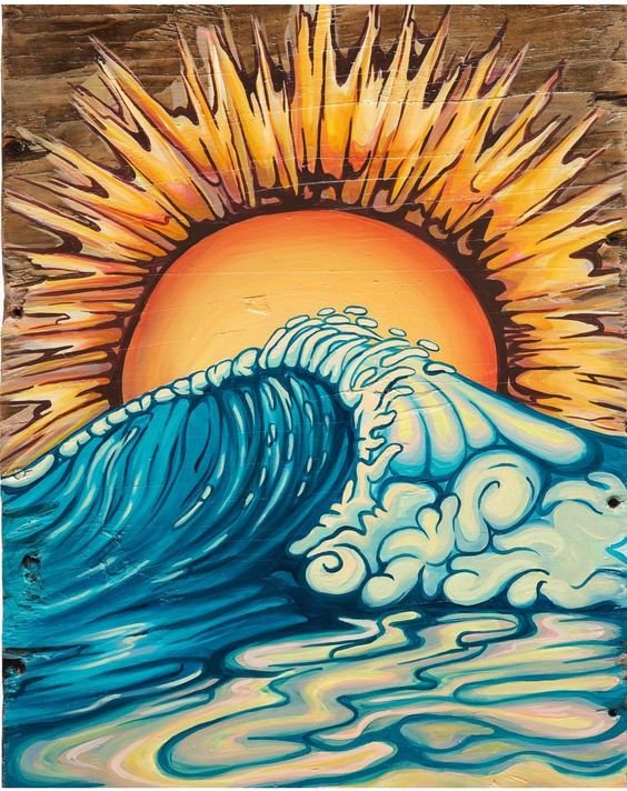 восход - рисунок - оригинал