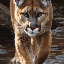 Схема вышивки «Львица»