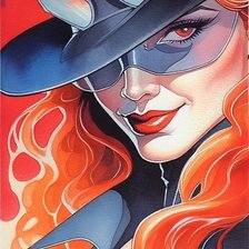 Схема вышивки «женксий взгляд»