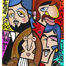 Схема вышивки «Beatles»