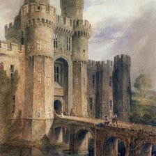 Рыцарский замок. Карл Фридрих Лессинг