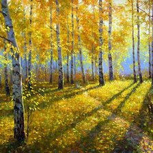 Схема вышивки «Золотая осень»