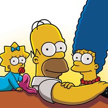 Схема вышивки «Симпсоны»