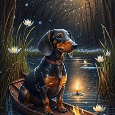 Схема вышивки «Такие на лодке»