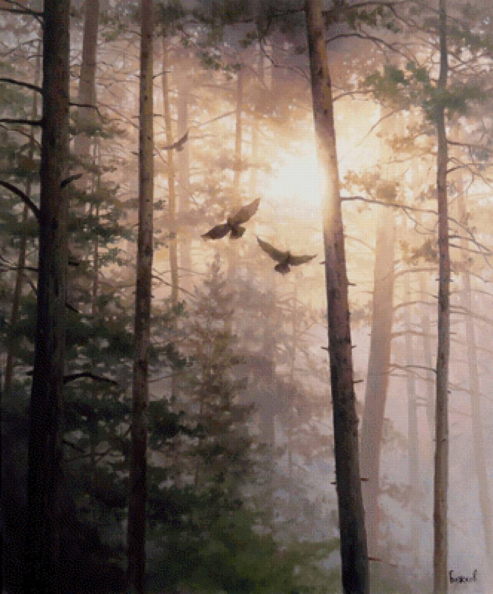 Рассвет. Роман Божков - русские художники - предпросмотр