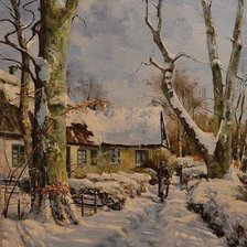 Схема вышивки «Salas u zimu»