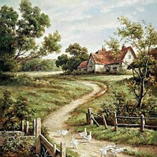 Схема вышивки «Leto na salasu»