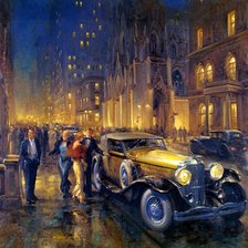 Схема вышивки «Вечерний прием»