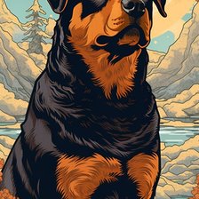 Схема вышивки «Ротти»