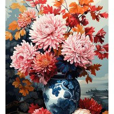 Схема вышивки «Осенний букет»