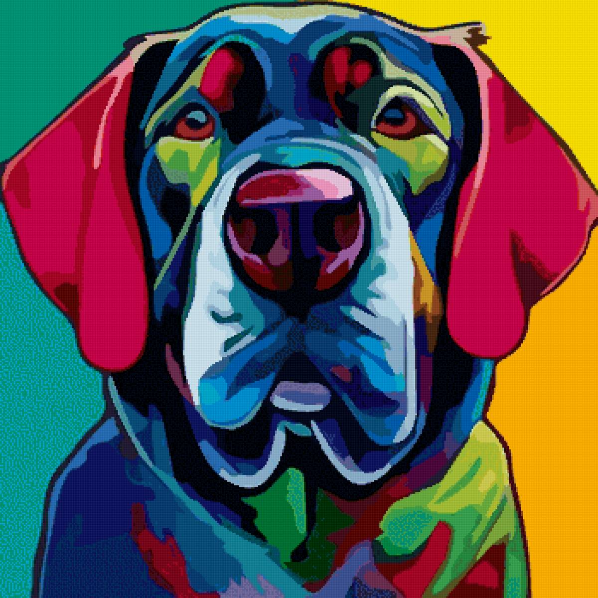 Пёс арт - пес, животные, собака, арт - предпросмотр