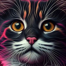 Схема вышивки «Кисюхина мордаха»