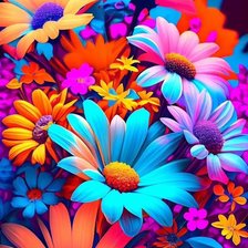 Схема вышивки «Цветы»