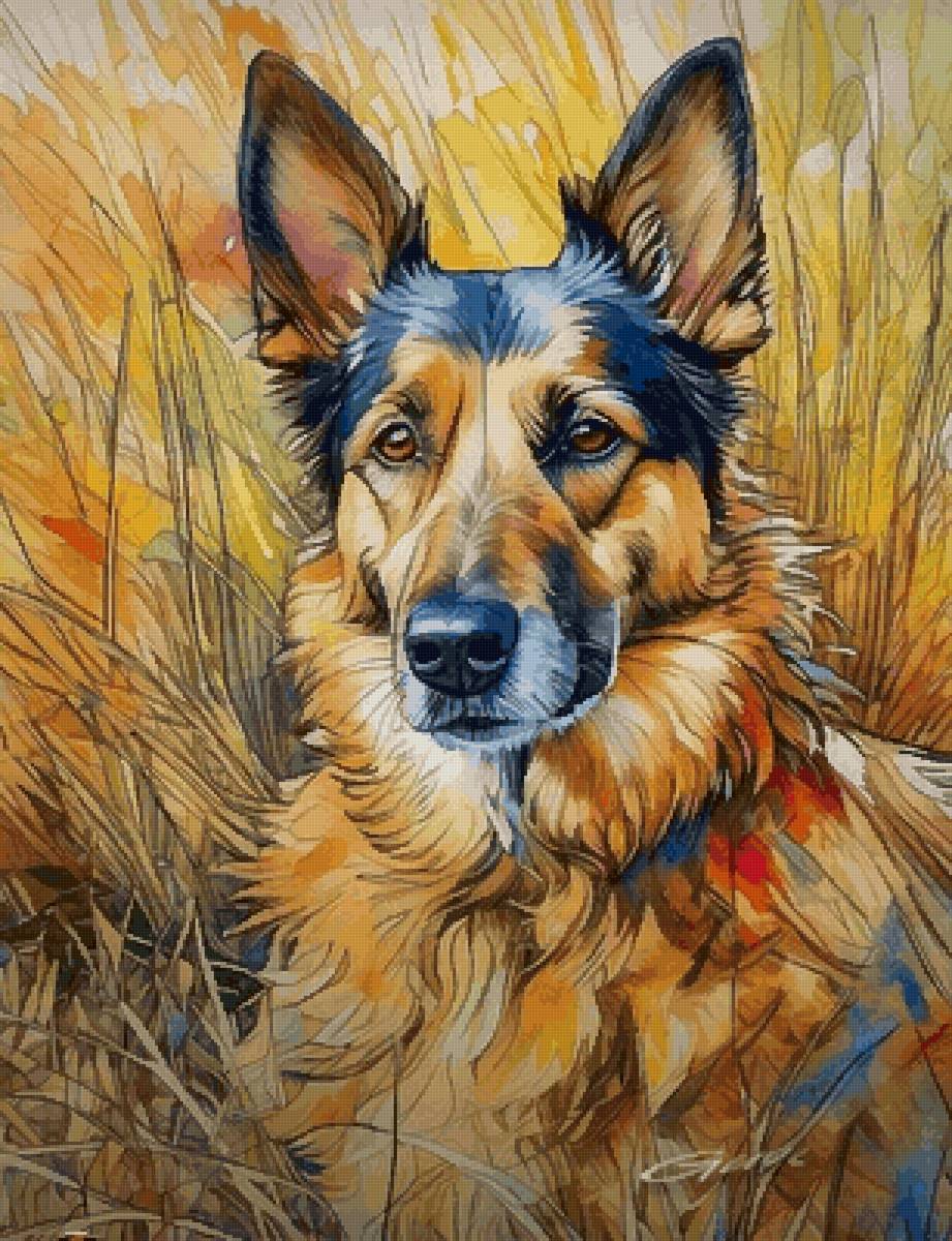 Овчарка - животные, овчарка, собака - предпросмотр