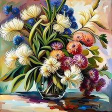 Схема вышивки «Букет»