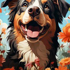 Схема вышивки «Собакин»