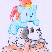 Схема вышивки «Игрушки»