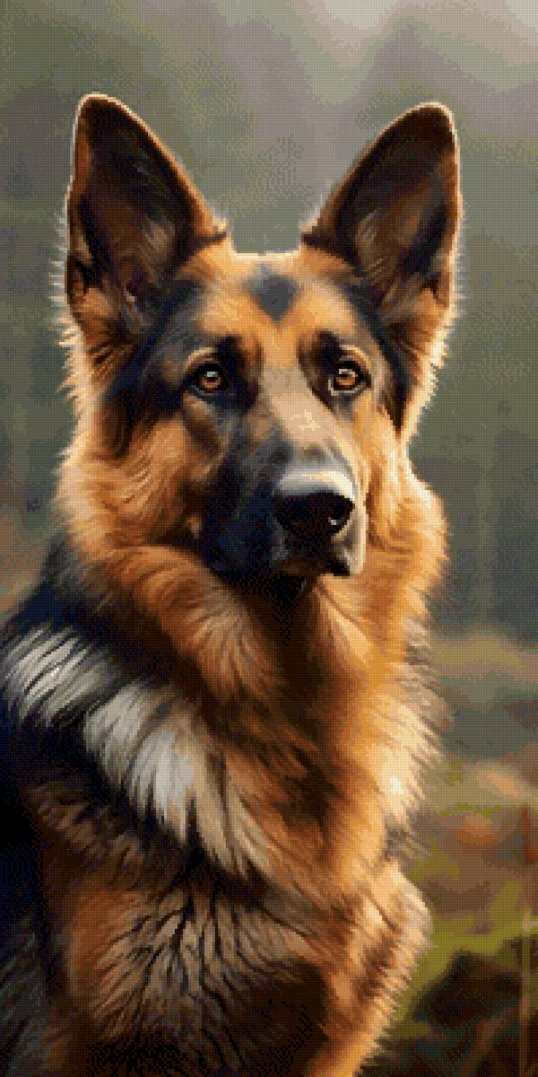 Немецкая овчарка - немецкая овчарка, собака, собаки, животные - предпросмотр