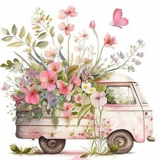 Схема вышивки «Автомобиль»