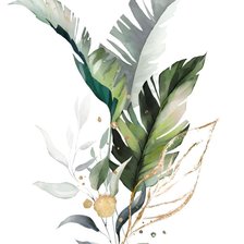 Схема вышивки «Букет листьев»