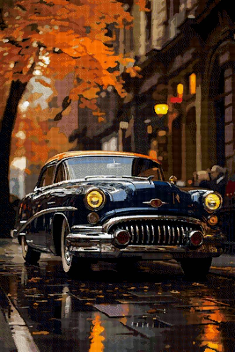 Ретро автомобиль - техника, транспорт - предпросмотр