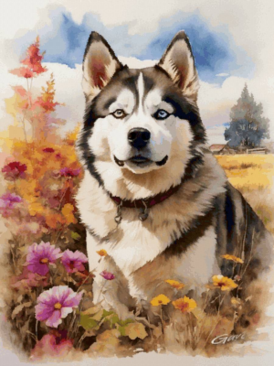 Хаски - собаки, животные, хаски, собака - предпросмотр