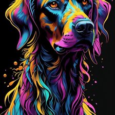 Радужный пес