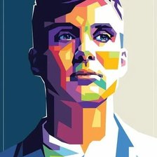 Схема вышивки «Томас Шелби»