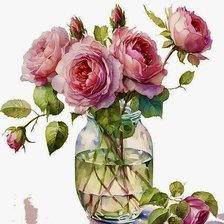 Схема вышивки «florero»