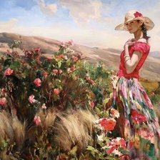 Схема вышивки «U polju»