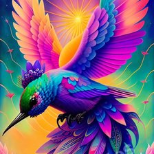 Rainbow bird