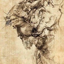 Схема вышивки «Jesús»