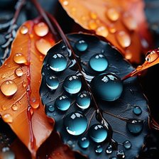 Схема вышивки «Осенние листья»