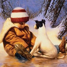 Схема вышивки «sleigh day»