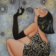 Схема вышивки «Кокетка»