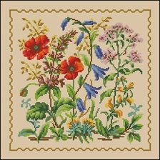 Схема вышивки «салфетка»