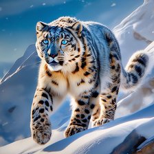 Схема вышивки «Ирбис»