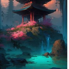 Схема вышивки «Япония»