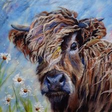 Схема вышивки «Бык»