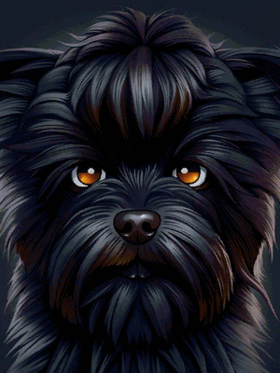 Черный пес - собаки, собака, животные - предпросмотр