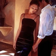 Схема вышивки «Влюблённые»