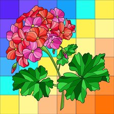 Схема вышивки «цветы»