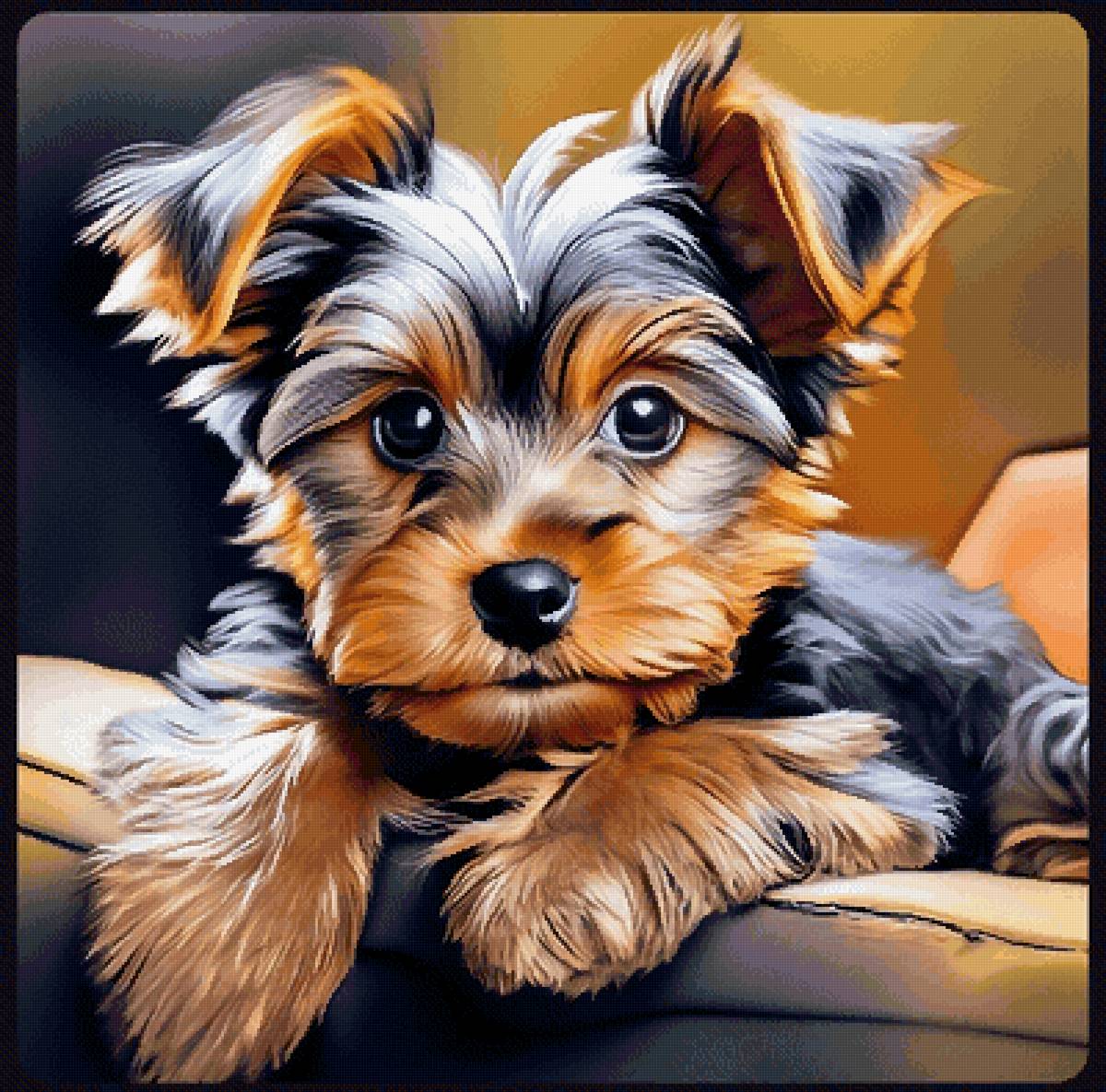 Крошка йорк - животные, собака, собаки, йоркширский терьер - предпросмотр